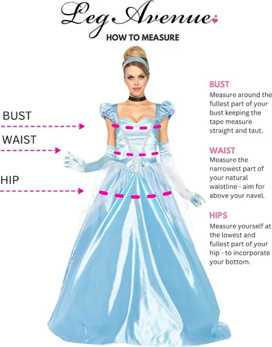 Vista 5 de Leg Avenue Women's Classic Cinderella Costume