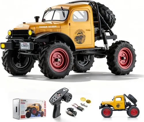 Vista 7 de BEEZRC FMS RC Crwaler Escala 1/24 FCX24 Power Wagon RTR 4WD 2.4GHz 3CH Todoterreno Modelo de Coche RC Vehículo Hobby Grade Coche de Control Remoto
