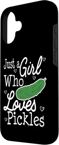 Vista 2 de Pickles Just A Girl Who Loves Funny Case for iPhone 16