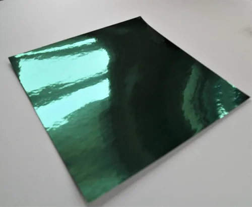 Vista 2 de Vinilo adhesivo cromado plateado de 12 x 12 hojas (dorado, paquete de 3)