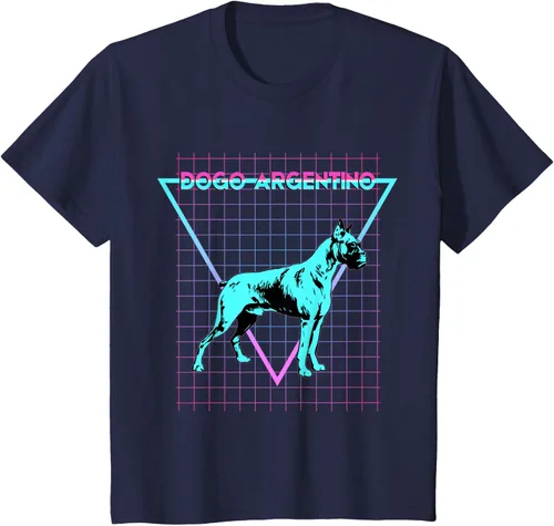 Vista 12 de Dogo Argentino - Camiseta con diseño de perro argentino, Negro