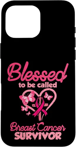 Vista 19 de Blessed Breast Cancer Survivor Awareness Christian Women Case for iPhone 17