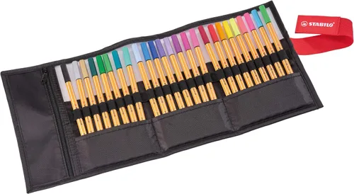 Vista 3 de Fineliner - STABILO Point 88 Arty Rollerset de 25 colores surtidos