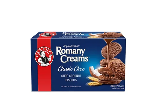 Vista 2 de Bakers Romany Creams - Chocolate clásico (7.05 oz) - Paquete de 2