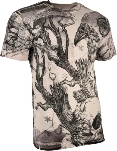 Vista 5 de Xtreme Couture by Affliction Camiseta para hombre, diseño gráfico Arena (Procesión)
