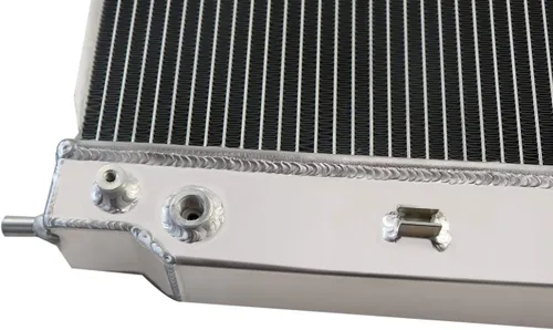 Vista 8 de Radiador de aluminio de 3 filas compatible con Chevy Captiva Sport 2008-2015 Saturn Vue 2008-2010