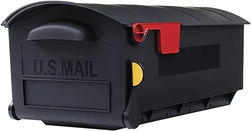 Vista 3 de Gibraltar Mailboxes Patriot GMB225B - Tablero de montaje para buzón de correo, color negro