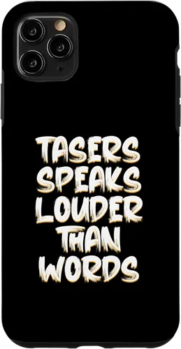 Vista 4 de Funda eléctrica para iPhone 12 mini Tasers Speak Louder Than Words