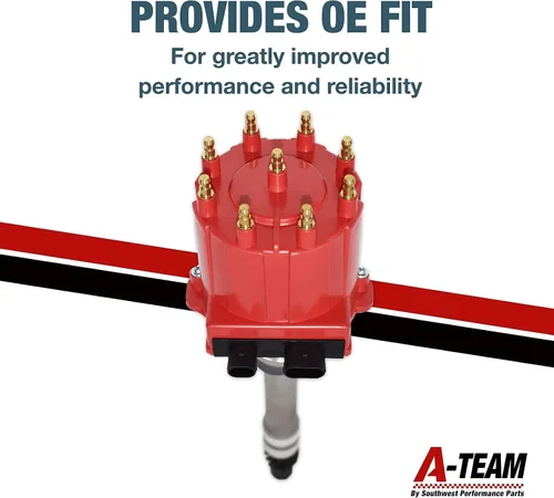 Vista 6 de Distribuidor EFI TBI de A-Team Performance - Encendedor y Bobina - Distribuidor Listo para Usar - Compatible con GMC, Chevy Pickup Truck y Camaro
