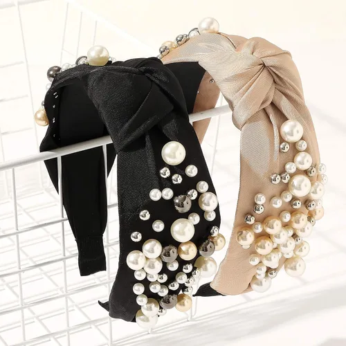 Vista 8 de Ivyu Diademas para la cabeza para mujer, 6 diademas para mujer, de moda, acolchadas para el cabello, accesorios para el cabello para niñas Mixto