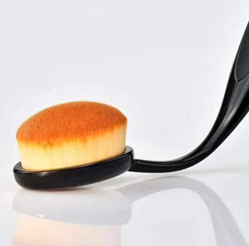 Vista 4 de 2 brochas de maquillaje para mezclar líquidos, crema o polvo impecable, 2