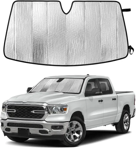 Vista 28 de EcoNour Parasol plegable de acordeón para parabrisas compatible con Tesla Model 3/Model Y 2017-2024 2025 2026, parasol delantero para ventana