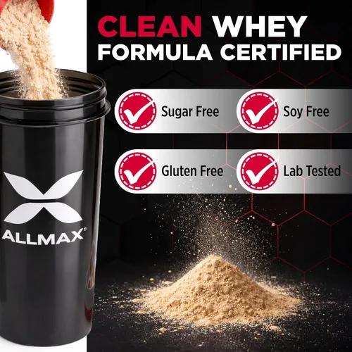 Vista 3 de ALLMAX Nutrition - ISOFLEX Polvo de Proteína de Suero, Proteína de Suero Aislada, 27g de Proteína, Pastel de Cumpleaños, 2 lb