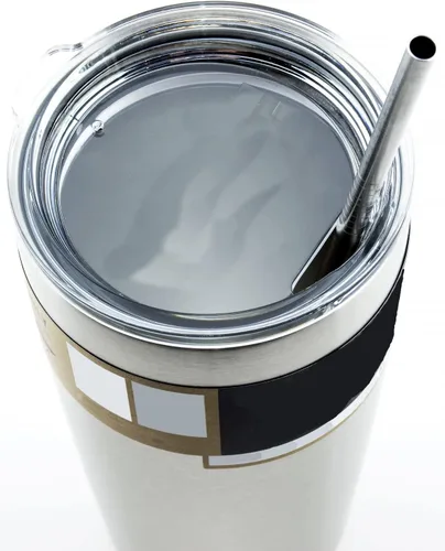 Vista 3 de 4 pajitas de acero inoxidable para vasos Yeti Tumbler Rambler – CocoStraw Brand – para 20 onzas