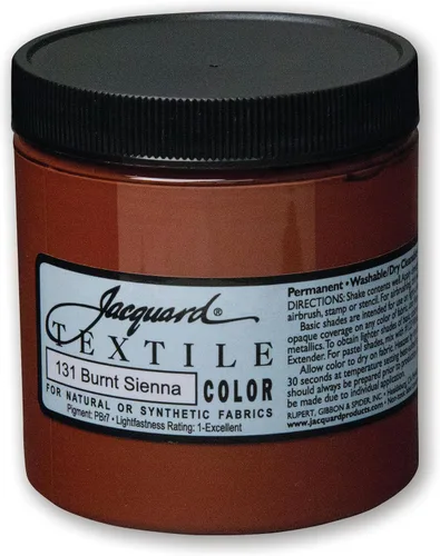 Vista 13 de Jacquard Pintura Textil 8 Oz Negro