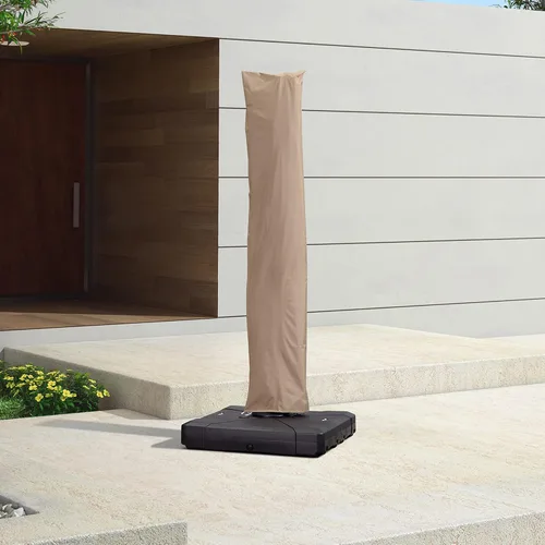 Vista 7 de PURPLE LEAF Cubierta Pequeña para Sombrilla de Patio Parasol Resistente a UV para Exteriores Cubierta para Sombrilla Offset Cantilever
