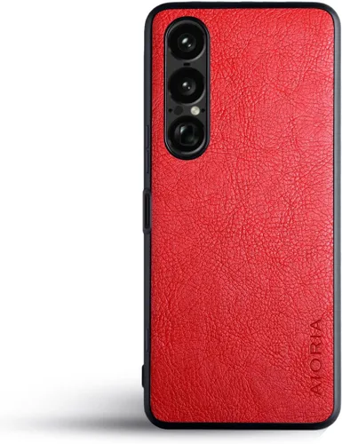 Vista 29 de AIORIA Funda protectora completa para Sony Xperia 1 IV, 6.5 pulgadas Premium PU Leather Cover Retro Business Design Full Protective Case para Sony