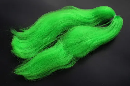 Vista 8 de Tigofly 16 Colores Fibra Sintética Grande Hank Super Pelo Mosca Atado Bucktail Jig Señuelo Hacer Materiales 8 colores claros