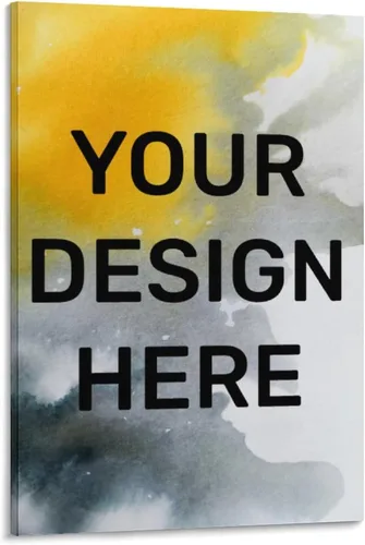 Vista 32 de Lienzo enmarcado con cita personalizada, lienzo motivacional positivo, arte de pared, crea tus propias imágenes, póster personalizado para sala
