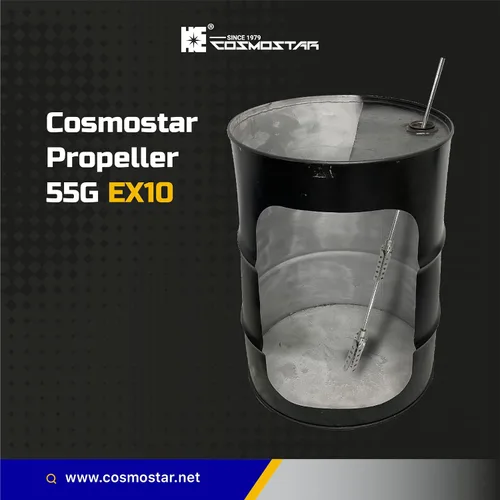 Vista 5 de Cosmostar - Cuchilla expandible de acero inoxidable para mezclar pintura de 55 galones, herramientas de hélice para pintura epoxi, resina, paleta