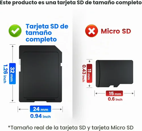 Vista 8 de Tarjeta SD de 512 MB (Paquete de 2), Tarjetas de memoria flash Clase 4 MLC, Tarjetas Secure Digital estándar de 512 MB (2 piezas)