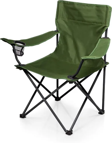 Vista 10 de Picnic TIME PTZ Silla de campamento, silla de picnic, silla de playa con bolsa de transporte Negro