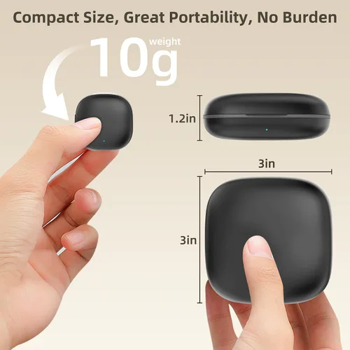 Vista 7 de Micrófono Lavalier inalámbrico para iPhone 16 15 Android - Mini micrófono de teléfono con cancelación de ruido Ai USB C micrófono magnético