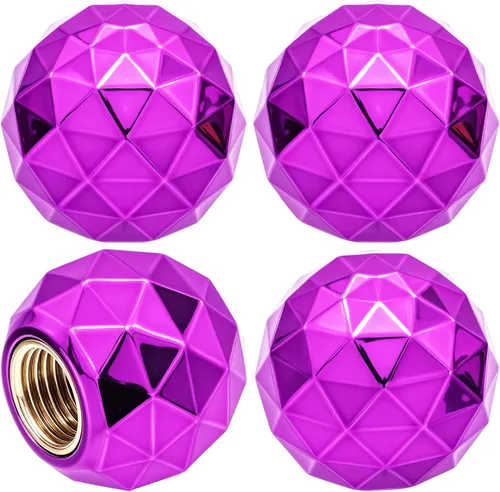 Vista 36 de 4 piezas de tapas de válvula de neumático estilo Cobra, forma de cabeza de serpiente, tapas universales de válvula de neumático con núcleo de cobre