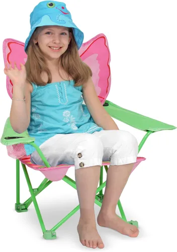 Vista 4 de Melissa & Doug Bella Butterfly Silla de exterior para niños (embalaje sin frustraciones)