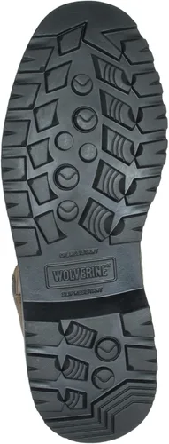 Vista 4 de Wolverine Floorhand Botas de trabajo impermeables con punta de acero de 6 pulgadas Marrón oscuro