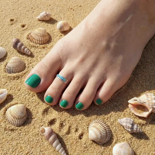 Vista 3 de Sterling Silver Toe Ring, Handmade Adjustable Open Band, Minimalist Dainty Summer Beach Foot Jewelry for Women, Can Be Worn as Knuckle or Pinky Ring