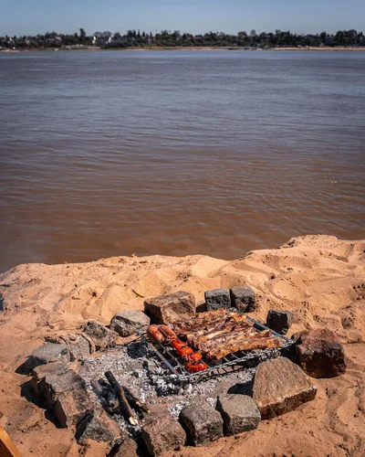 Vista 4 de Parrilla portatil Ideal para asados al aire Libre parrillas argentinas hechas para asador