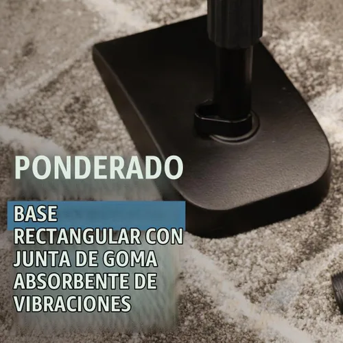 Vista 4 de Shure by Gator - Soporte de micrófono compacto de perfil bajo con pluma de una sola sección; (SH-DESKTOP2)