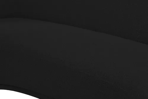 Vista 11 de Meridian Furniture 693Black-S Hyde Collection Modern Sofá tapizado de tela Boucle contemporáneo, negro, 89.5 pulgadas de ancho x 38 pulgadas