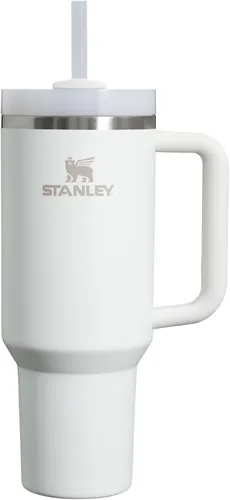Vista 80 de STANLEY Quencher H2.0 Vaso Térmico con asa y pajilla, 64 onzas, tapa Flowstate de 3 posiciones, gran capacidad para viajes y deportes, vaso de acero
