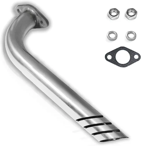 Vista 7 de JMCHstore Kit de tubería Exhuast para Coleman CT200U BT200X KT196, Predator 212 Baja MB200 Doodlebug Mini Bike, Axis M200 212CC, Hisun 196cc Monster