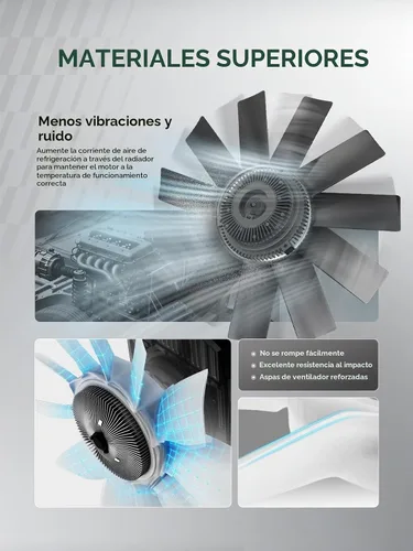 Vista 4 de Cuchilla de ventilador de refrigeración para Infiniti Q45 QX4 FX45 Nissan Pathfinder
