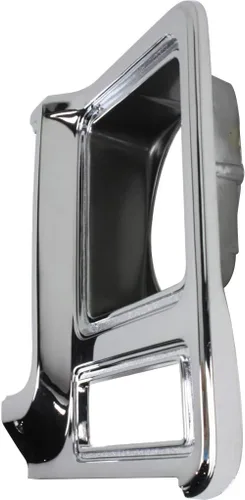 Vista 3 de Para Chevy C10 / C20 / C30 Puerta de Faro 1979 1980 Lado del Conductor y Pasajero Par/Juego Redondo Cromo y Argent Oscuro Pintado GM2512104 +