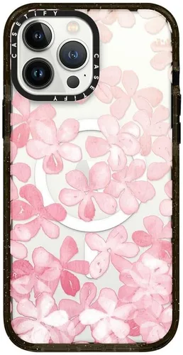 Vista 220 de CASETiFY Funda Impact para iPhone 13 [Protección contra caídas de grado militar 4X de 8.2 pies/Compatible con Magsafe] - #1 Mom - Transparente