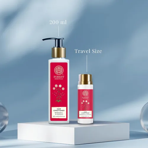 Vista 6 de Forest Essentials Acondicionador para el cabello, Bhringraj y Shikakai, 6.8 fl oz