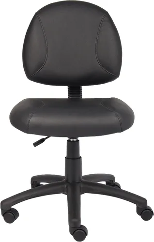 Vista 6 de Boss Office Products Silla de trabajo de postura, sin brazos, color negro