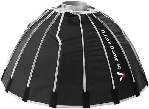 Vista 5 de Aputure Quick Dome 60 Softbox Caja suave circular de liberación rápida Bowens Mount