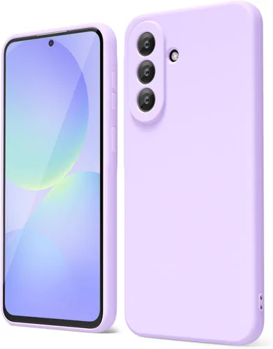 Vista 290 de oakxco Funda para teléfono Samsung Galaxy A12 con agarre de silicona líquida, linda delgada fina suave cubierta de gel de goma TPU lisa para mujeres