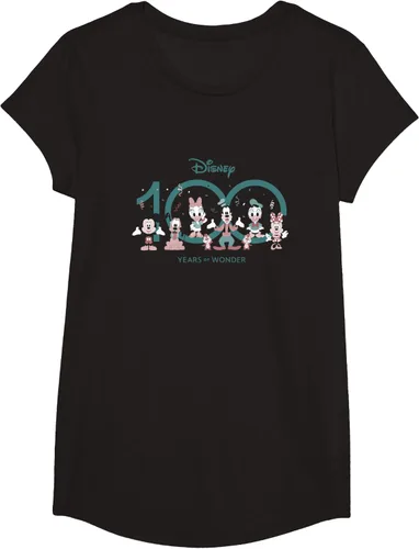 Vista 4 de Disney 100 Years of Wonder Mickey & Pals Muted Cute D100 Camiseta, Negro