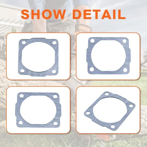 Vista 5 de 5 unids junta de culata de base de cilindro para Stihl 024 Ms240 026 Ms260 028 motosierra parte 1118 029 2306