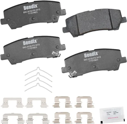 Vista 128 de Bendix Priority1 CFC154 - Juego de pastillas de freno de disco para Avanti II, Century, LeSabre, Regal, Riviera, chasis comercial, DeVille
