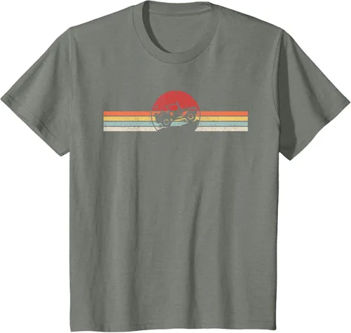 Vista 72 de Camiseta retro vintage Off Road 4X4 Negro