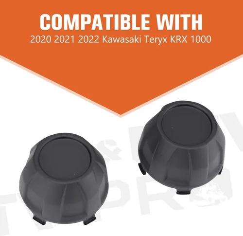 Vista 5 de A & UTV PRO Tapones de cubo de rueda para Kawasaki Teryx KRX 1000 2020 2021 2022 2023 2024 2025, accesorios para tapas de llanta de polvo, repuesto