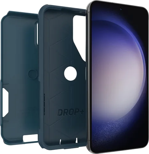 Vista 5 de OtterBox Funda para Galaxy S23 (Solo) - Serie Commuter - Don't Be Blue, Delgada y Resistente, Apta para Bolsillo - con Protección de Puertos