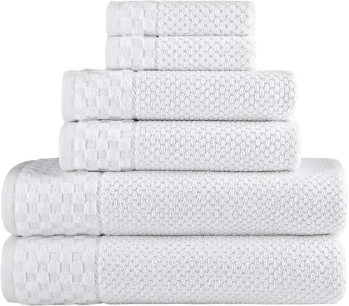 Vista 10 de Classic Turkish Towels CTT - Juego de 2 alfombras de baño 100% algodón, antideslizantes, cómodas y altamente absorbentes, lavables a máquina, 20 x